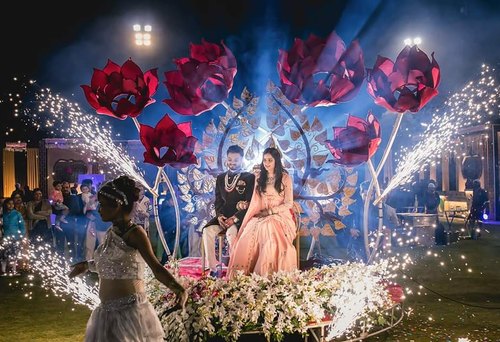best bride groom entry theme gurgaon